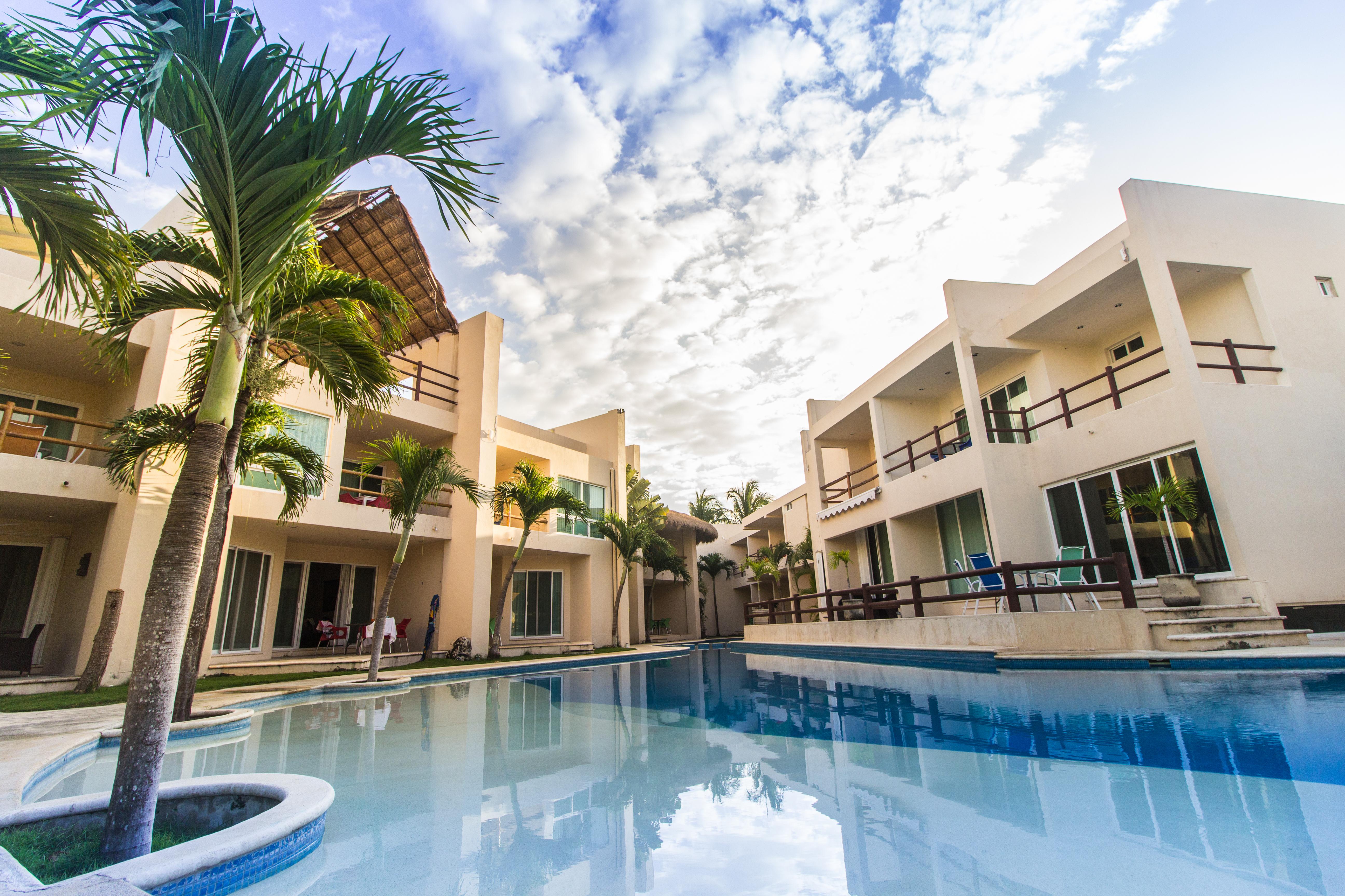 Coral Maya Stay Suites Puerto Aventuras Bagian luar foto