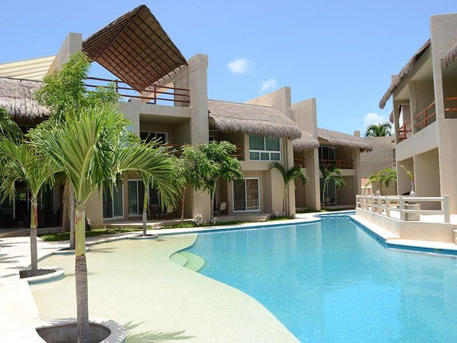 Coral Maya Stay Suites Puerto Aventuras Bagian luar foto